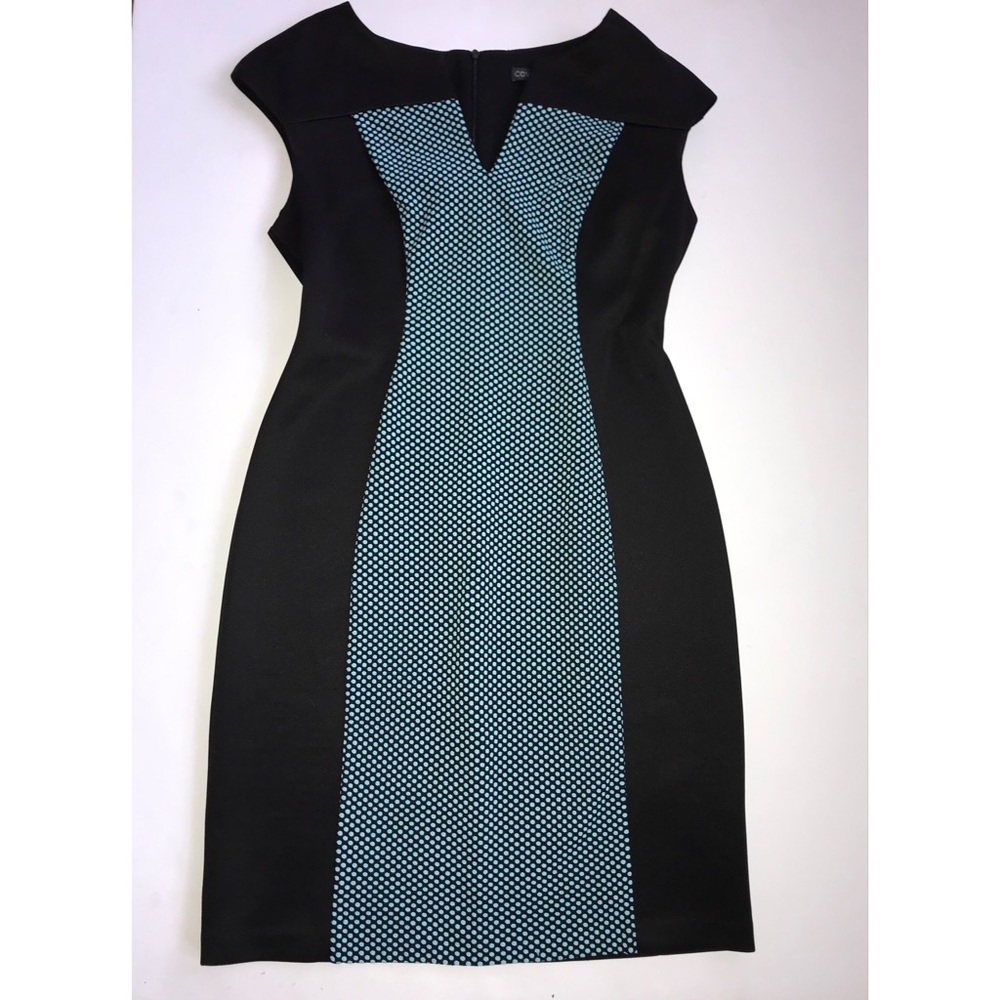 Covington Black and Teal Dress    Size 8